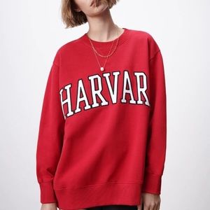 Zara Harvard Sweatshirt